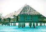 Cabanna built over the water (John Beck).
